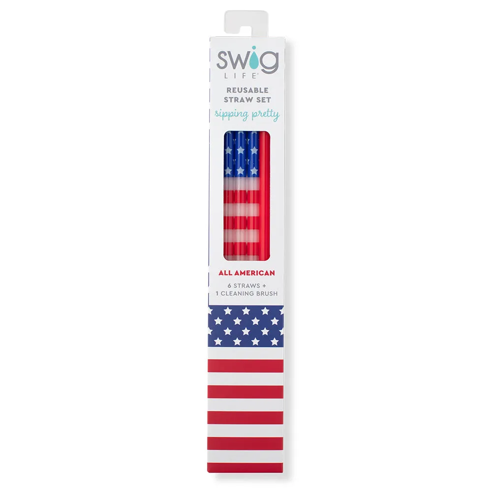 All American Reusable Straw Set