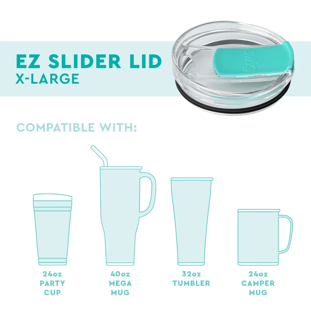 Aqua X-Large EZ Slider Lid