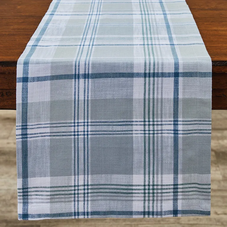 Beach Cottage Plaid Table Linens