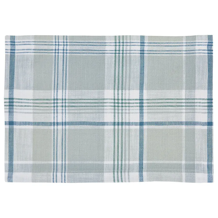 Beach Cottage Plaid Table Linens