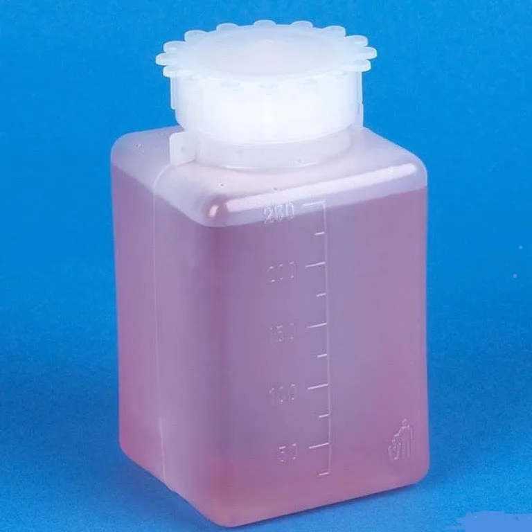 Bottles, Square and Rectangular, Polyethylene, 250 ml