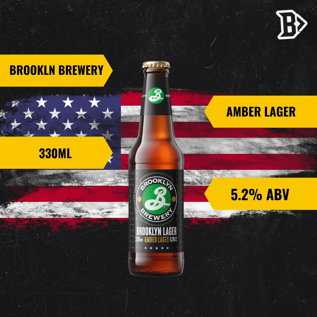 Brooklyn Brewery American Amber Lager (12 Pack) - 5.2% ABV