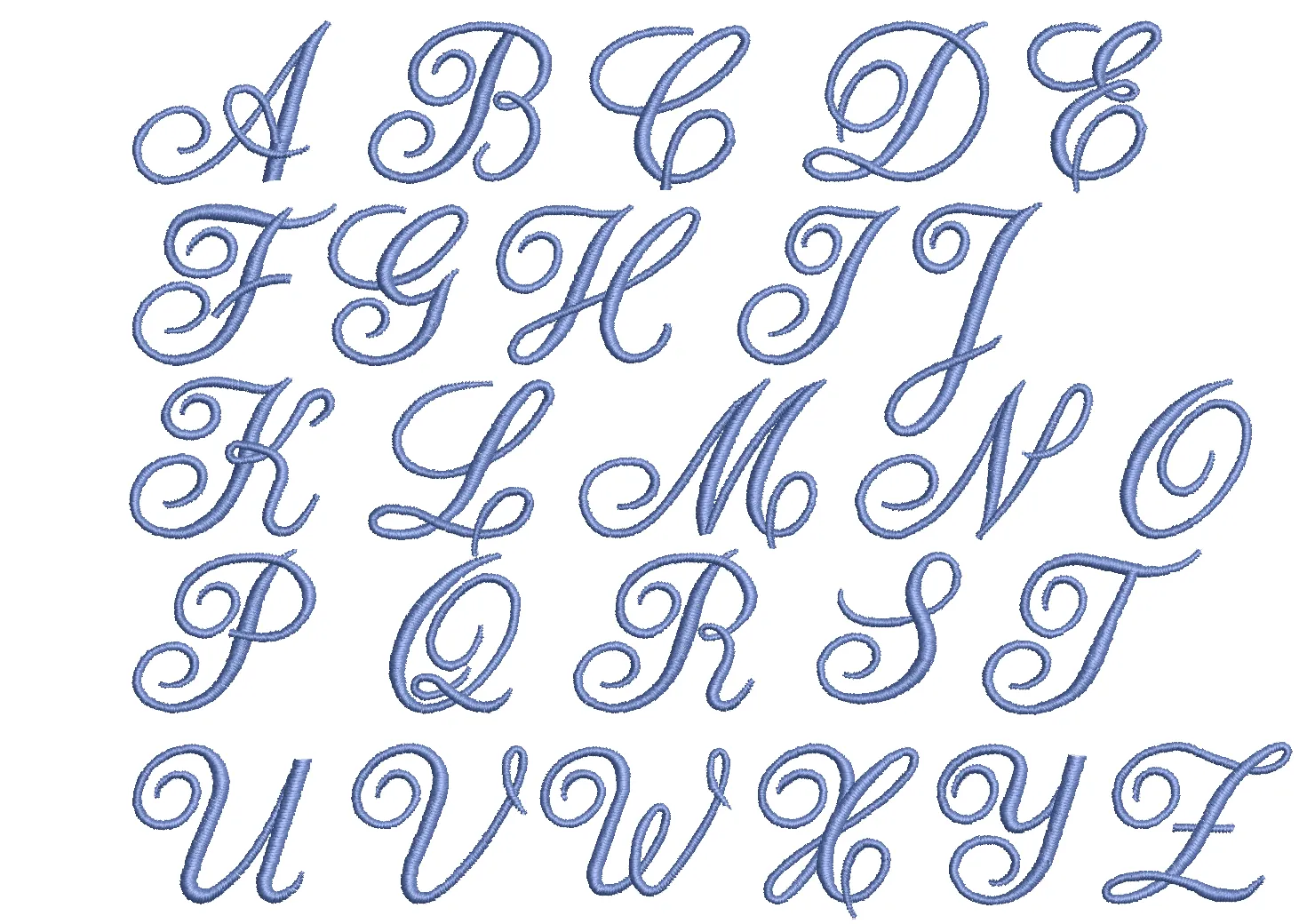 Bulk Two Initial Script Monogrammed Cloth Napkins - Set of 50