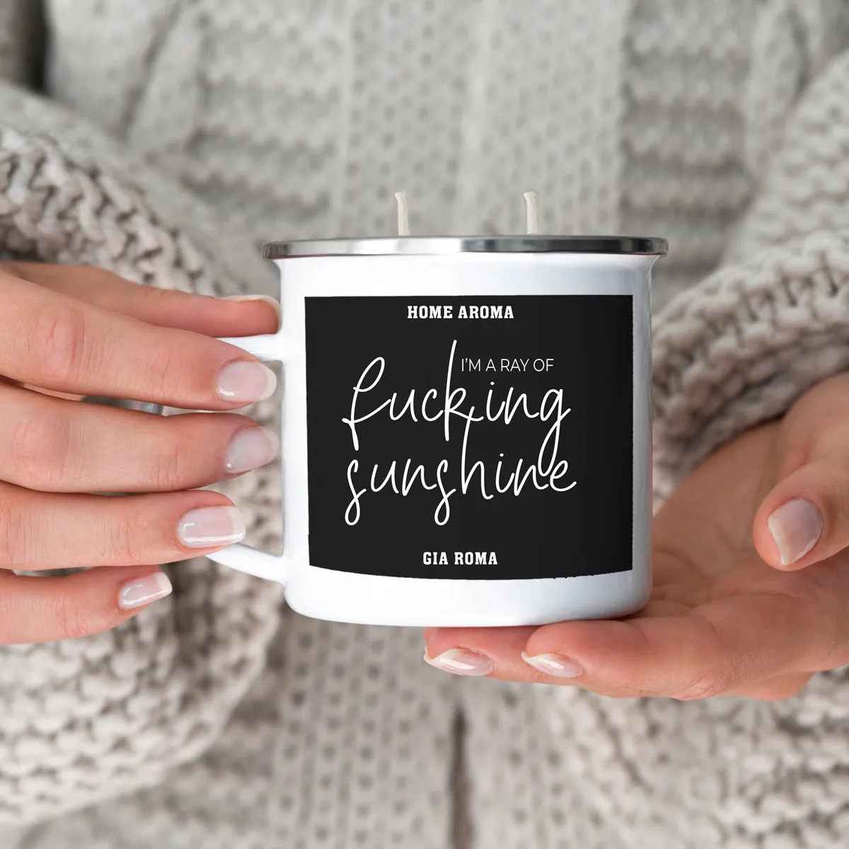 Candle Mug Gift 16oz