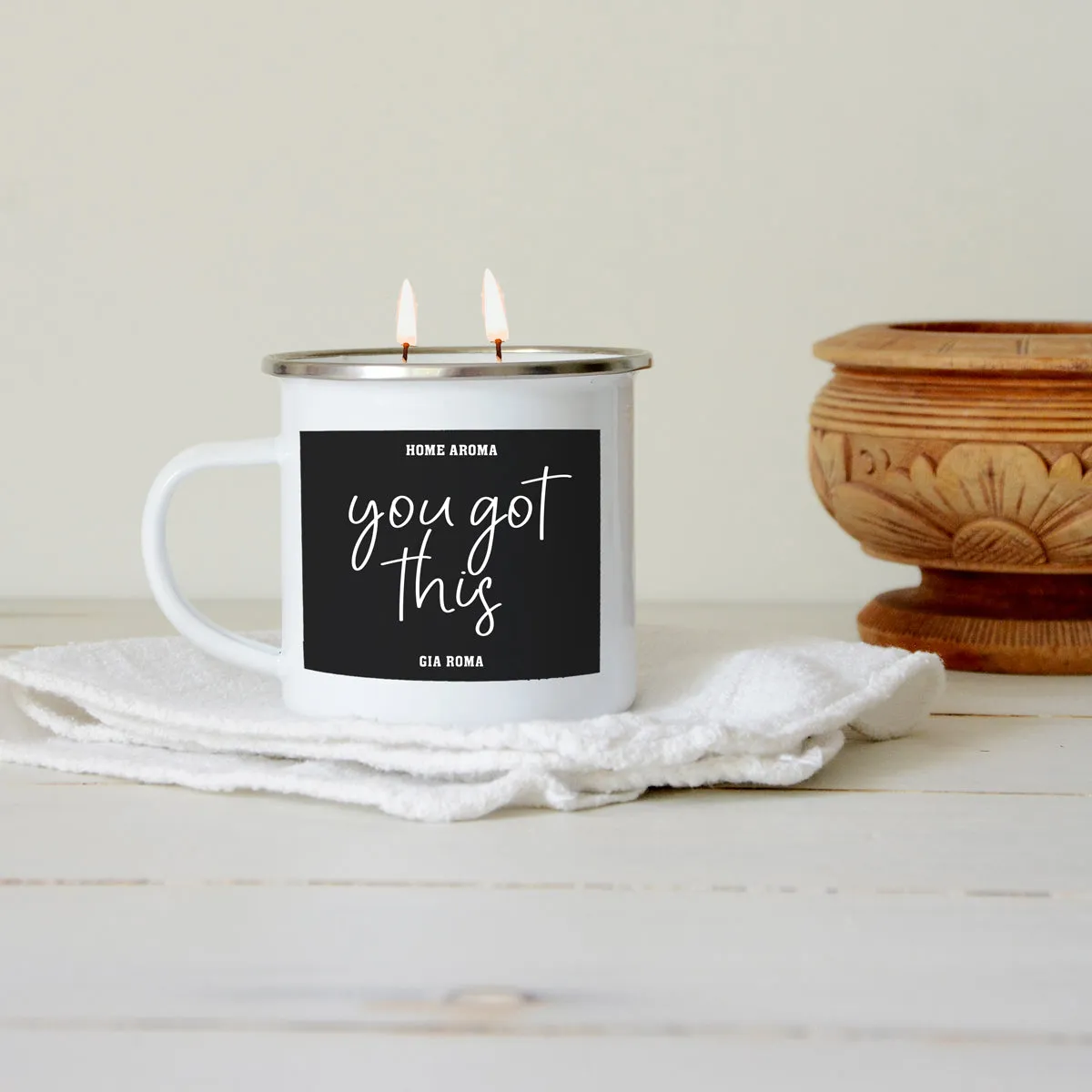 Candle Mug Gift 16oz