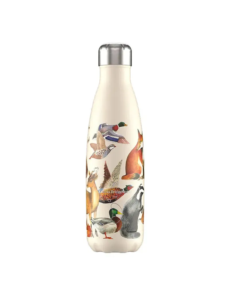 Chillys 500ml Water Bottle Emma Bridgewater Woodland Animals