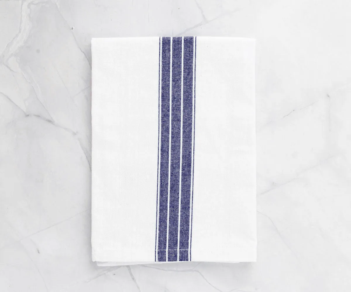 Cotton Napkins Set of 6 - Striped Napkins