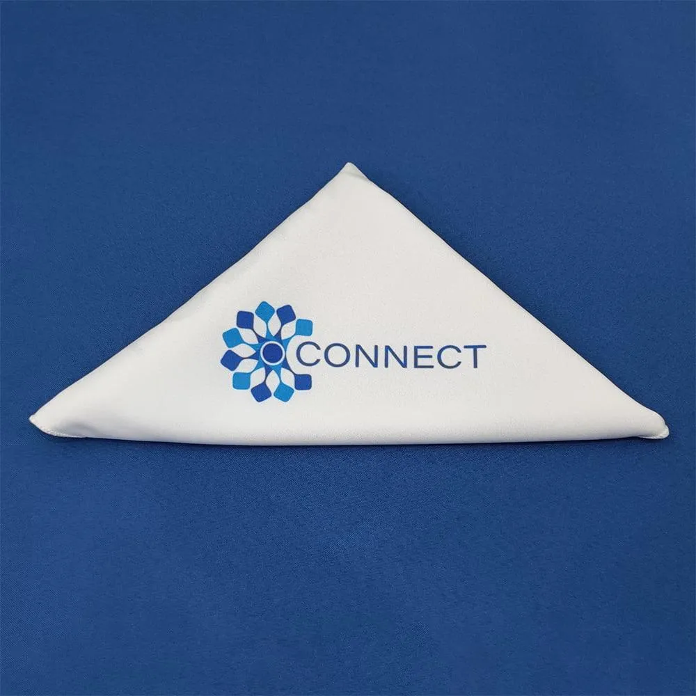 Custom Napkins With Logo, Single Sided Poly Napkin