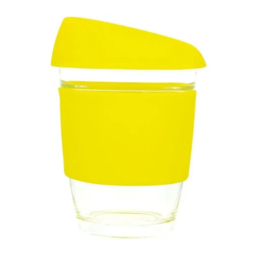 Dezine Glass Takeaway Coffee Cup