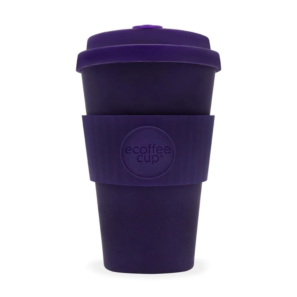 Ecoffee Cup Sapere with Purple Lid 14oz