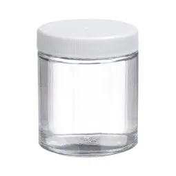 Glass Jar, Short, Wide Mouth (Various Sizes)