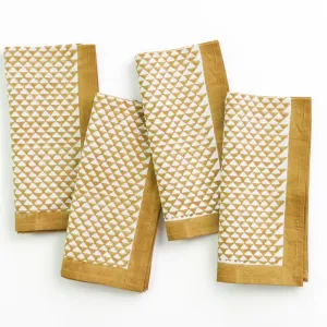 Golden Triangle Napkin | Set of 4