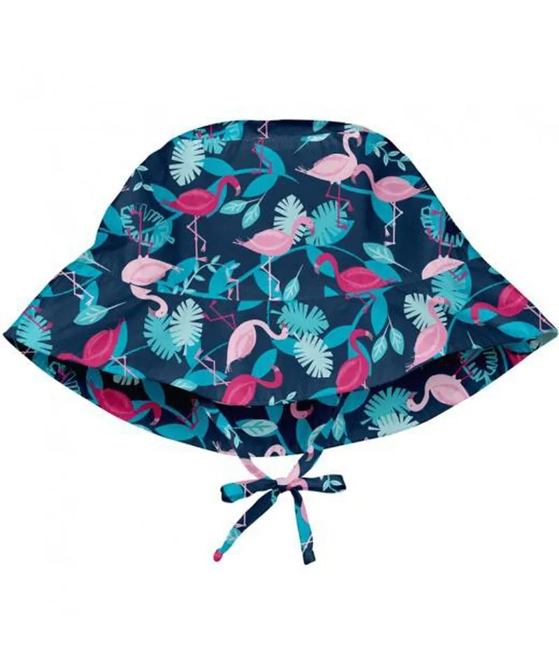 Green Sprouts Navy Flamingo Bucket Sun Hat