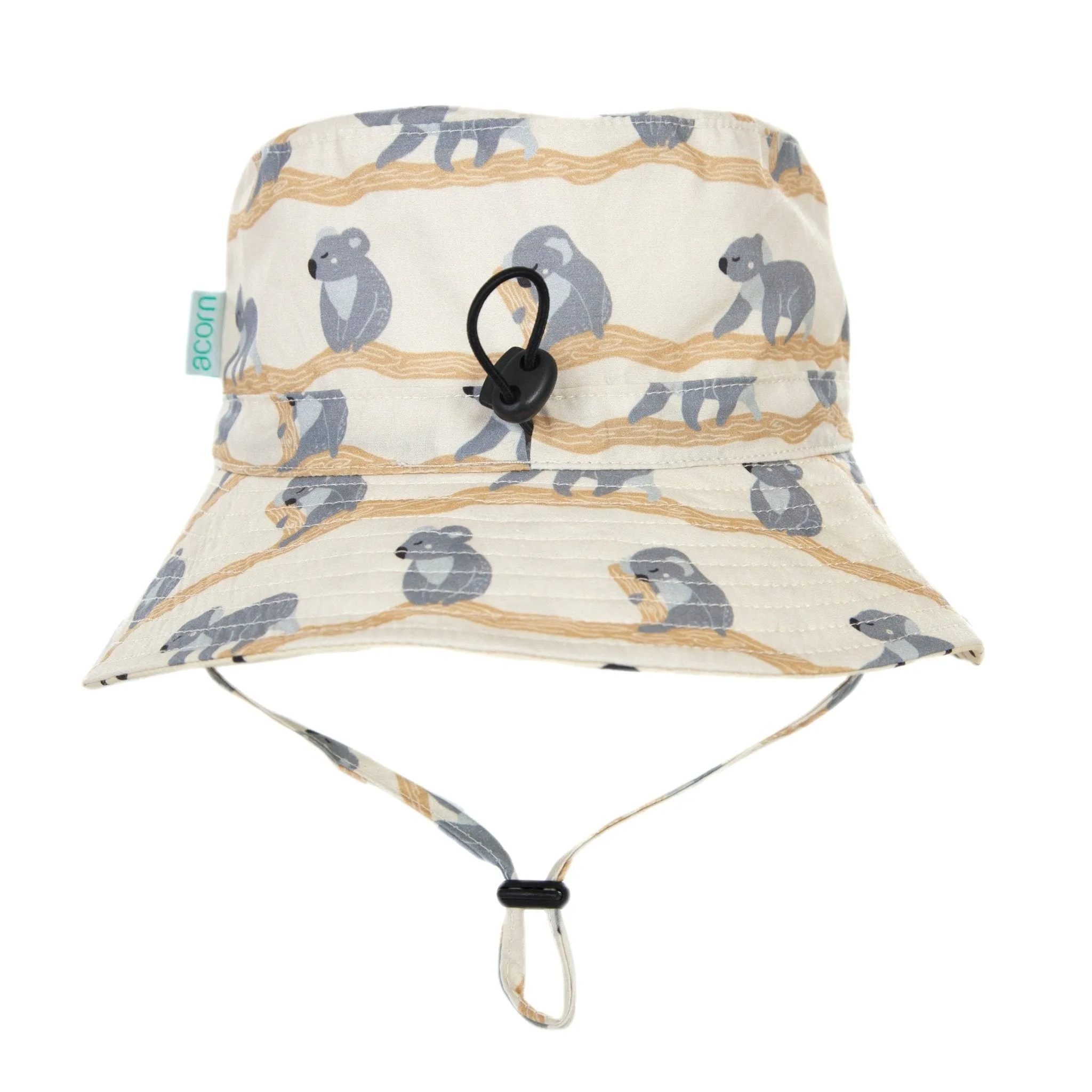 Happy Koala Wide Brim Bucket Hat