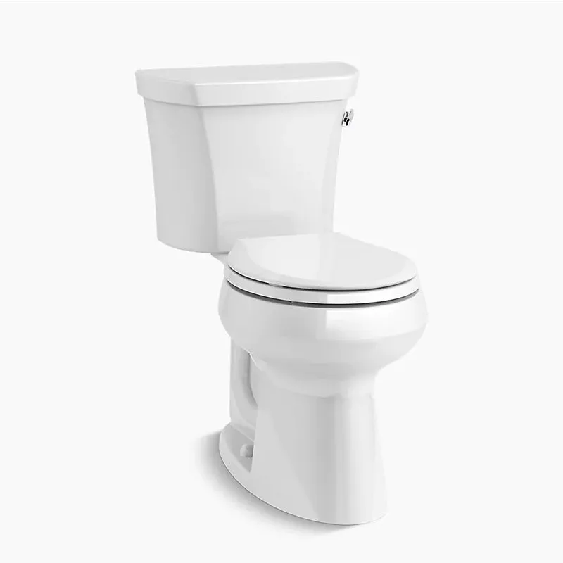 Highline Comfort Height Round 1.28 gpf Two-Piece Toilet in White