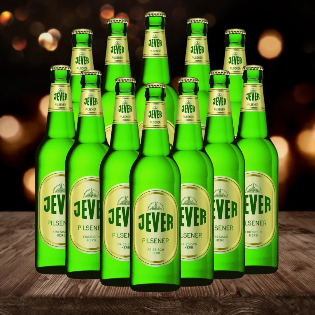 Jever Pilsener German Pils 500ml Bottles - 4.9% ABV (12 Pack)