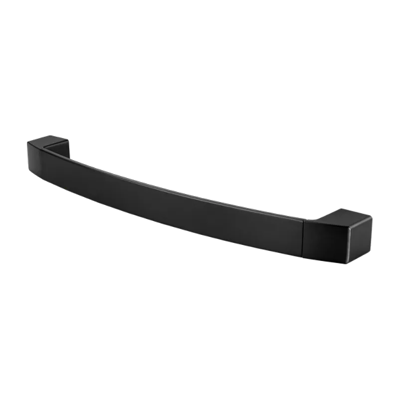 Kenzo 19.56" Flat Arch Towel Bar in Matte Black