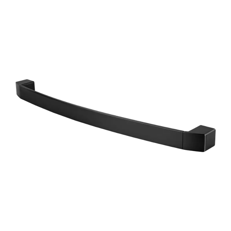 Kenzo 25.59" Flat Arch Towel Bar in Matte Black