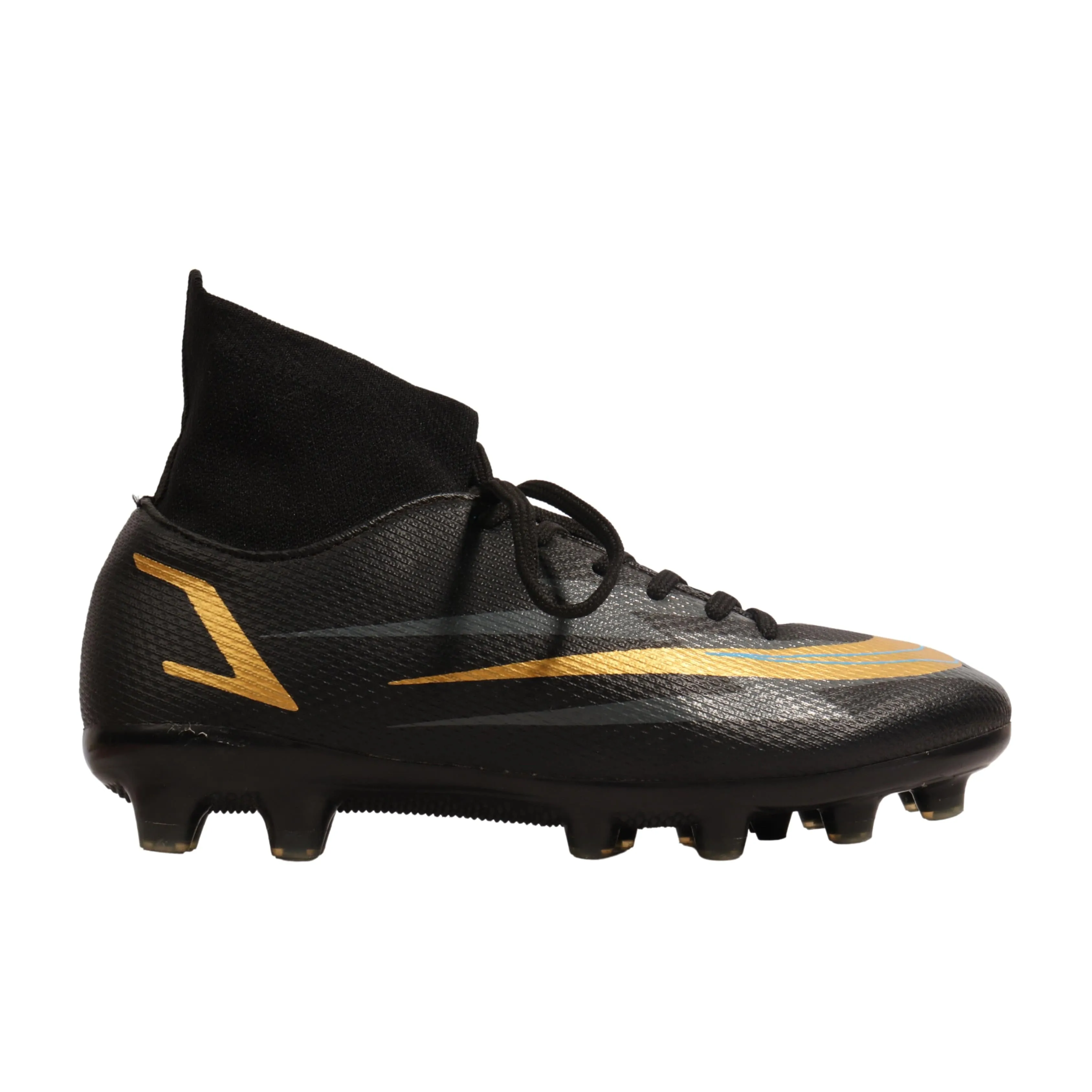 Kids Boy - Football Boots Shoes High Top Training Turf Sports