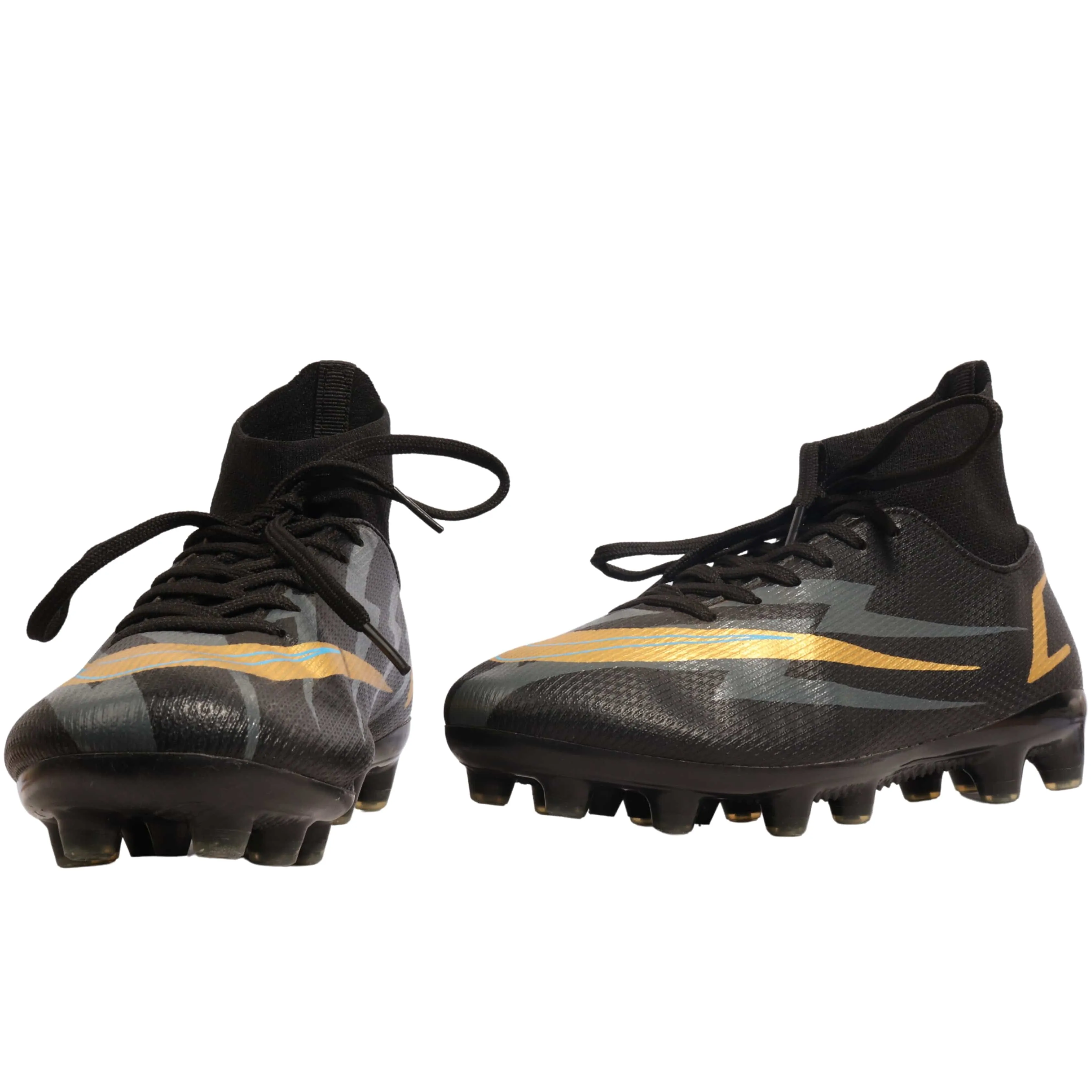 Kids Boy - Football Boots Shoes High Top Training Turf Sports