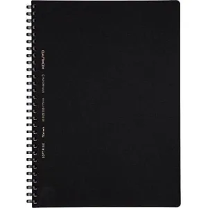 Kokuyo B5 Soft Ring BUSINESS Series BLACK 5MM GRID Notebook Sustainable Notebook | 70 Sheets SV407S5