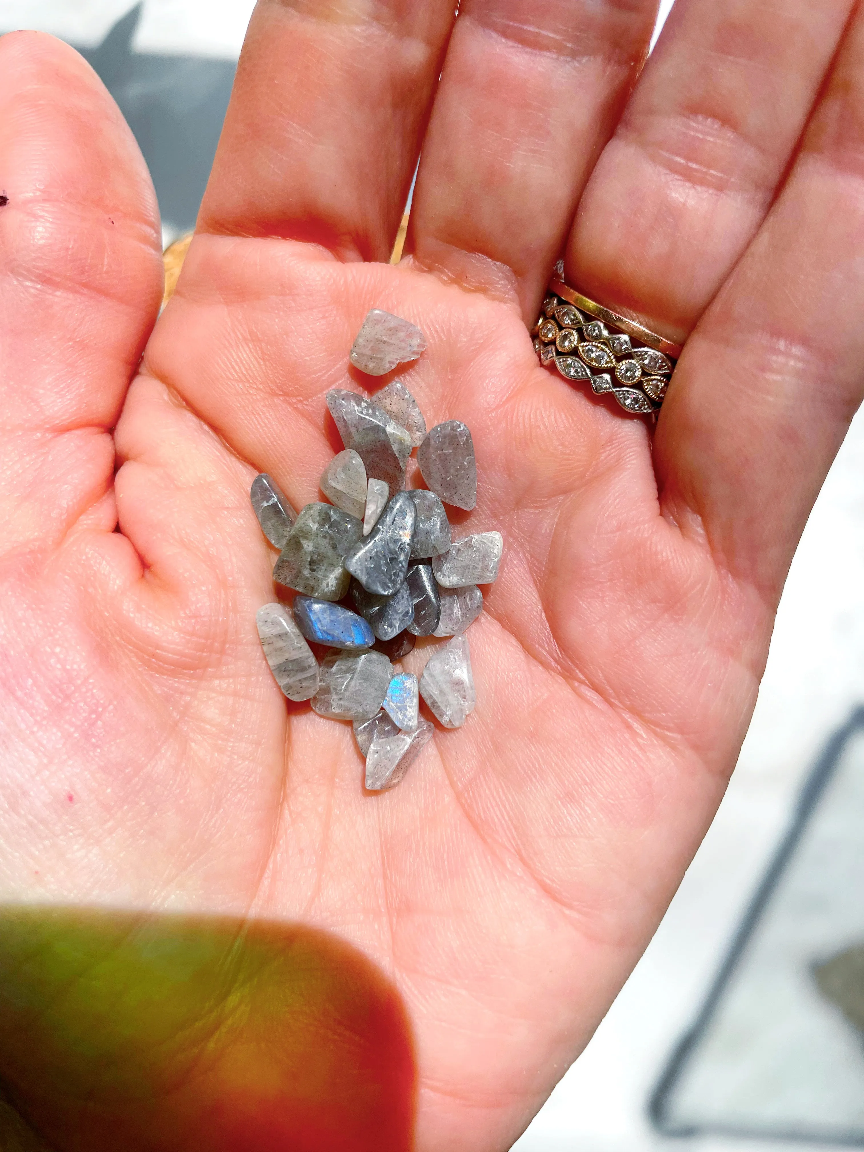 Labradorite Chip Bottles