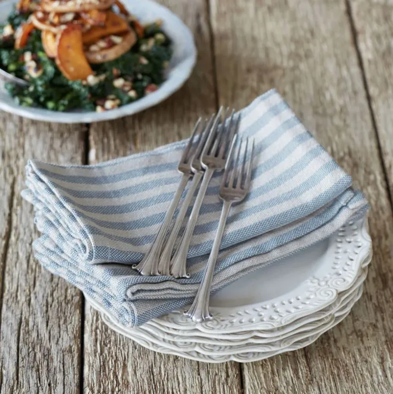 Linen-Look Napkins Made From Recycled Plastic Bottles - Set of Four