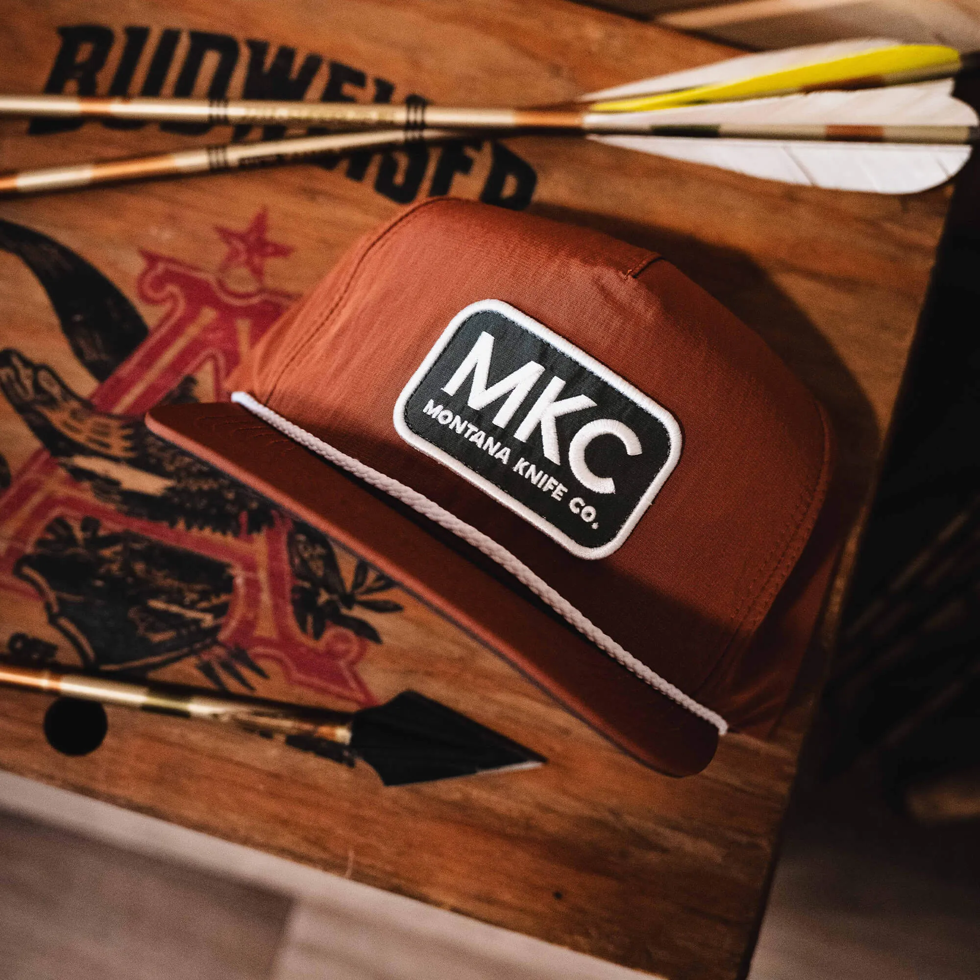 MKC RIVER ROPE HAT - RUST