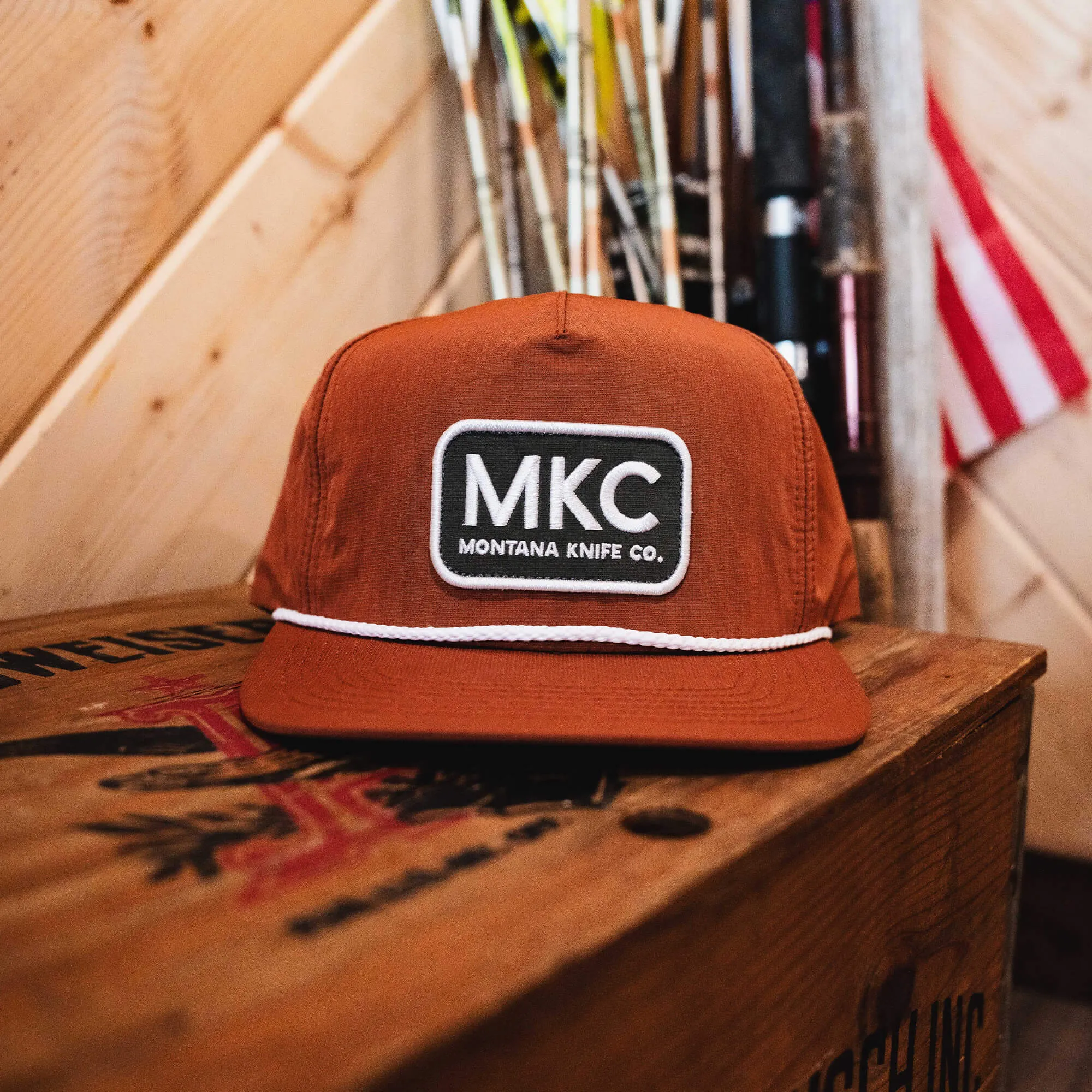 MKC RIVER ROPE HAT - RUST