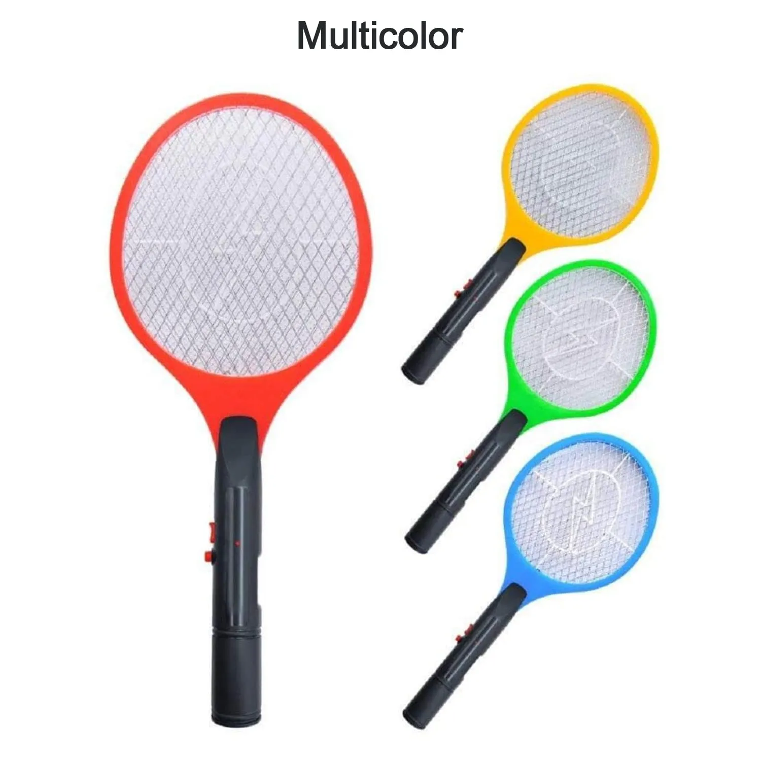 Mosquito Killer Racket Rechargeable Handheld Electric Fly Swatter Mosquito Killer Racket Bat, Electric Insect Killer (Quality Assured) (with Cable)