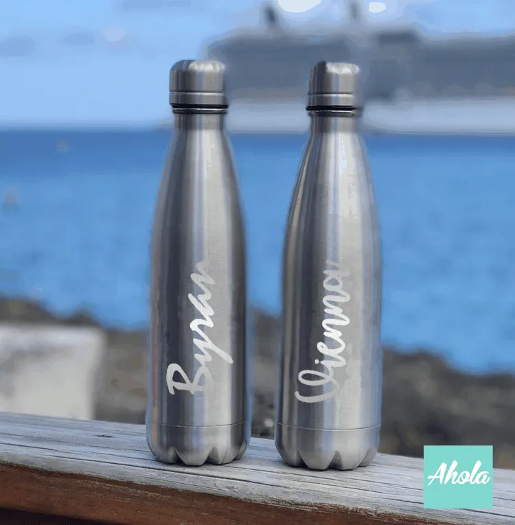 【Name】 Engraved Stainless Steel Hot or Cold Bottle 刻名不鏽鋼保冷/保温樽