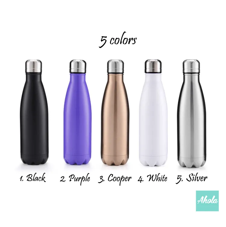 【Name】 Engraved Stainless Steel Hot or Cold Bottle 刻名不鏽鋼保冷/保温樽