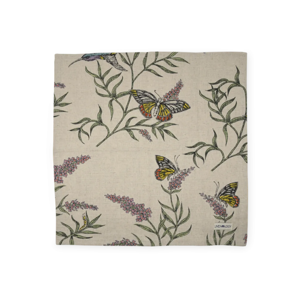 Napkins - Buddleia -Natural- Print