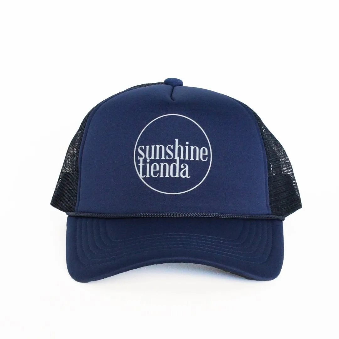 Navy Sunshine Tienda Trucker Hat