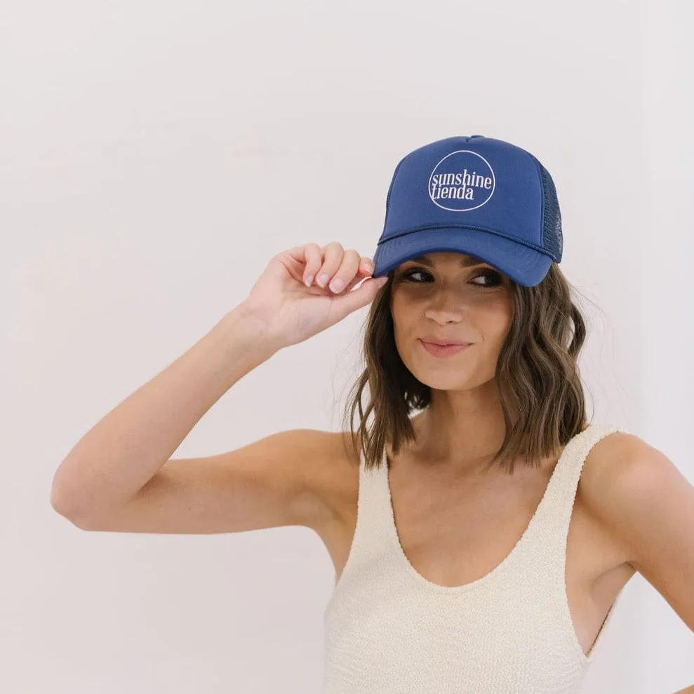 Navy Sunshine Tienda Trucker Hat