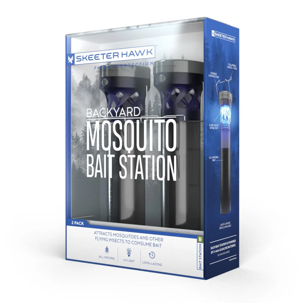 NEBO Skeeter Hawk Backyard Mosquito Bait Station - 2 Pack