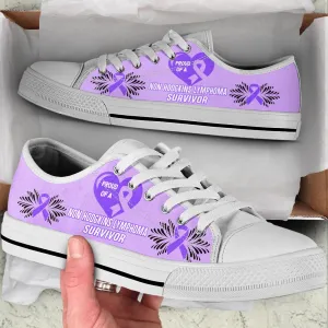 Non Hodgkin's Lymphoma Shoes Survivor Low Top Shoes , Low Top Sneaker, Low Top Canvas Shoes