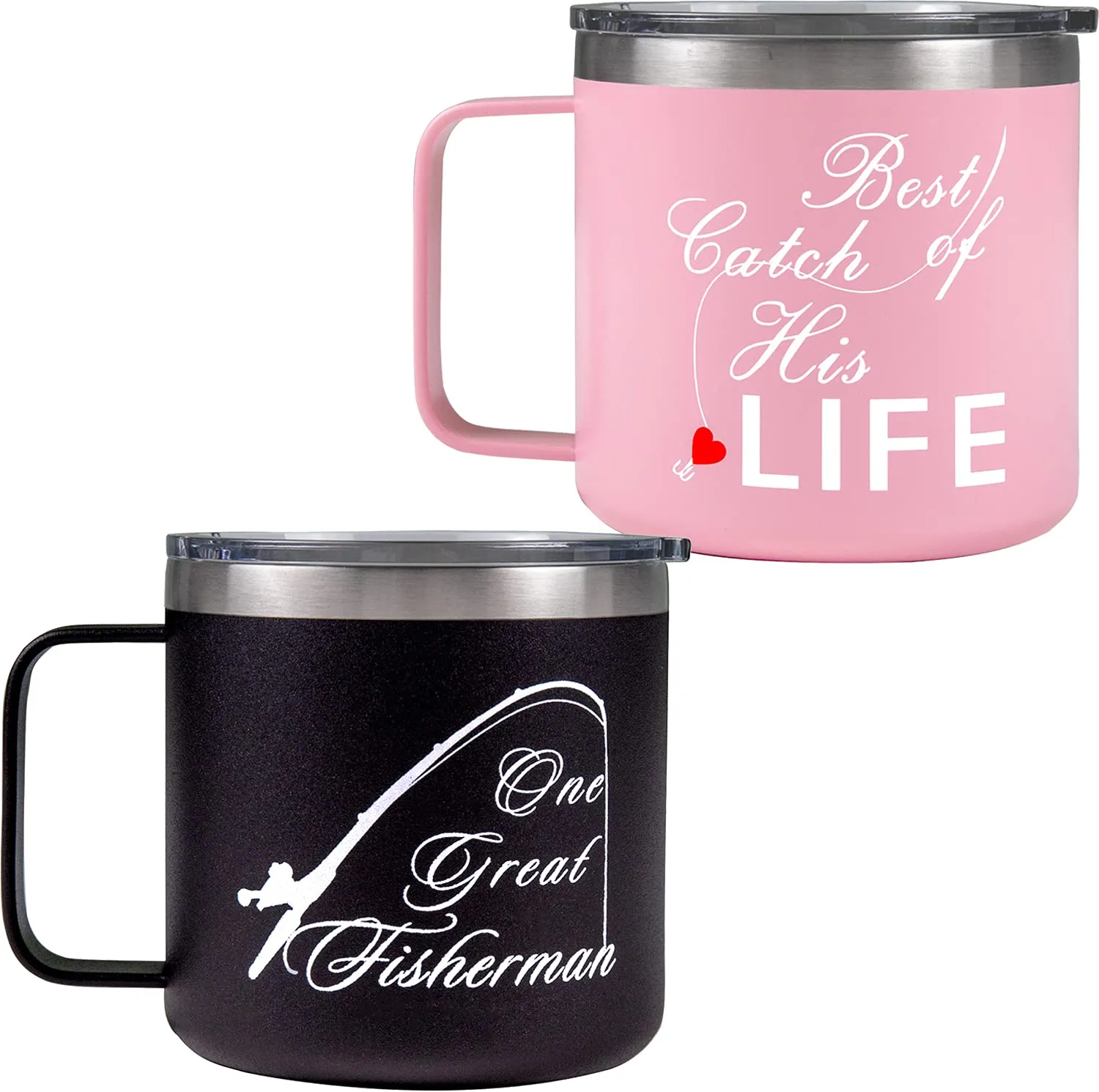 OneGreatFishermanBestCatch of HisLife,One Great Fisherman Mug,Anniversary for Couple