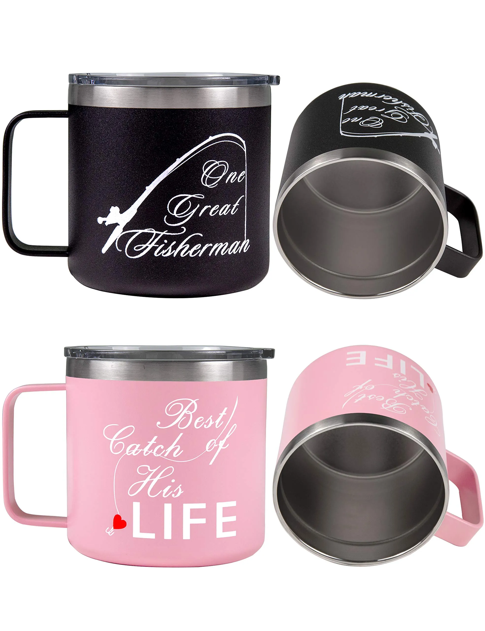 OneGreatFishermanBestCatch of HisLife,One Great Fisherman Mug,Anniversary for Couple