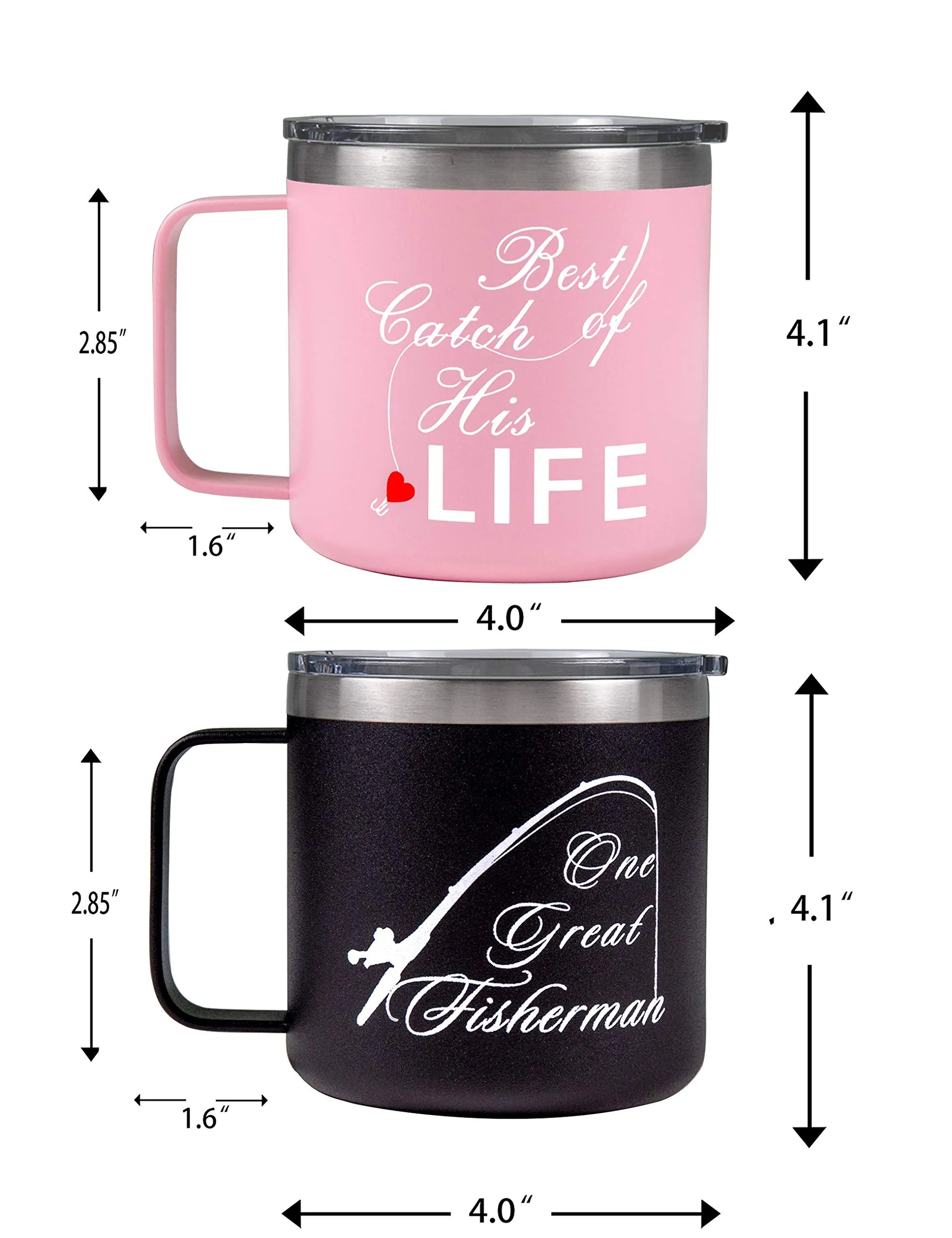 OneGreatFishermanBestCatch of HisLife,One Great Fisherman Mug,Anniversary for Couple