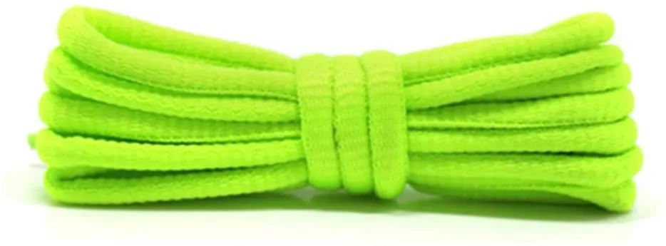 Oval Shoes Laces | Half Round 2 Pair 1/4” Thick Athletic shoe strings