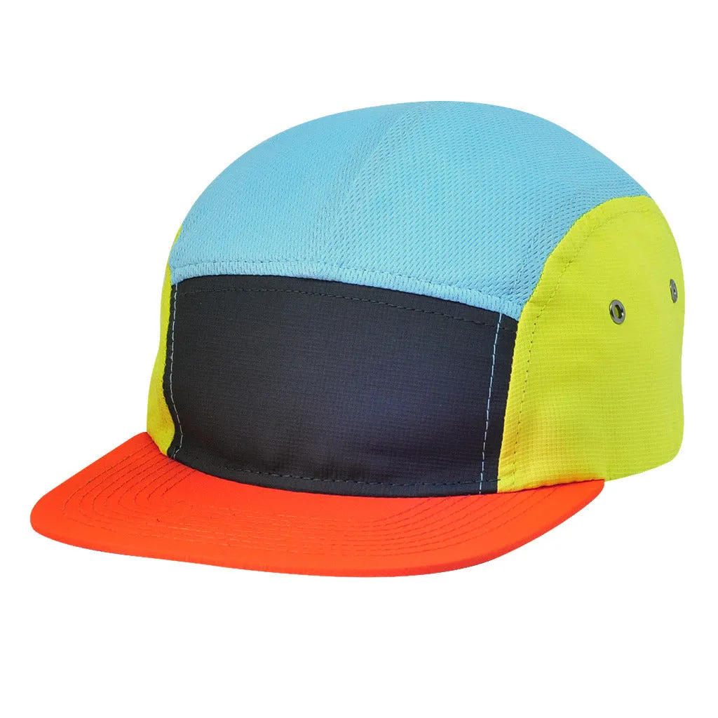 Performance Mesh Five Panel Hats