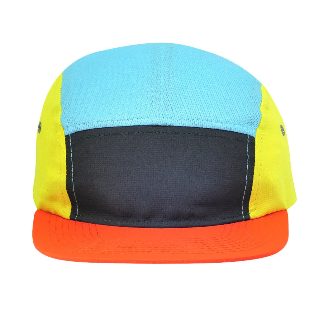 Performance Mesh Five Panel Hats