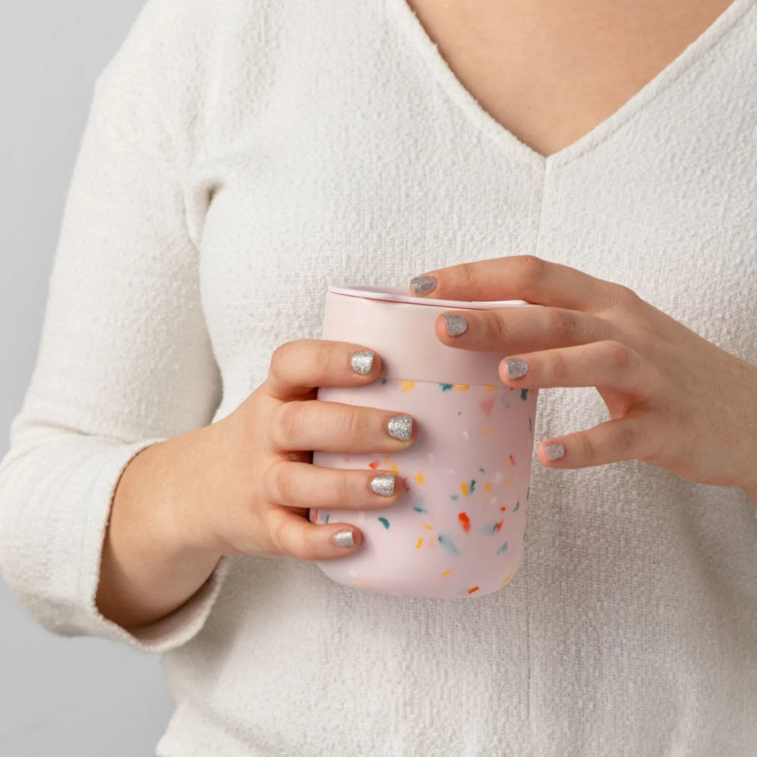 porter | ceramic mug 355ml | terrazzo blush - LC