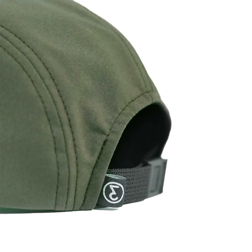 Preduce Bangkok Label Racer Hat Deep Military Green/Grey