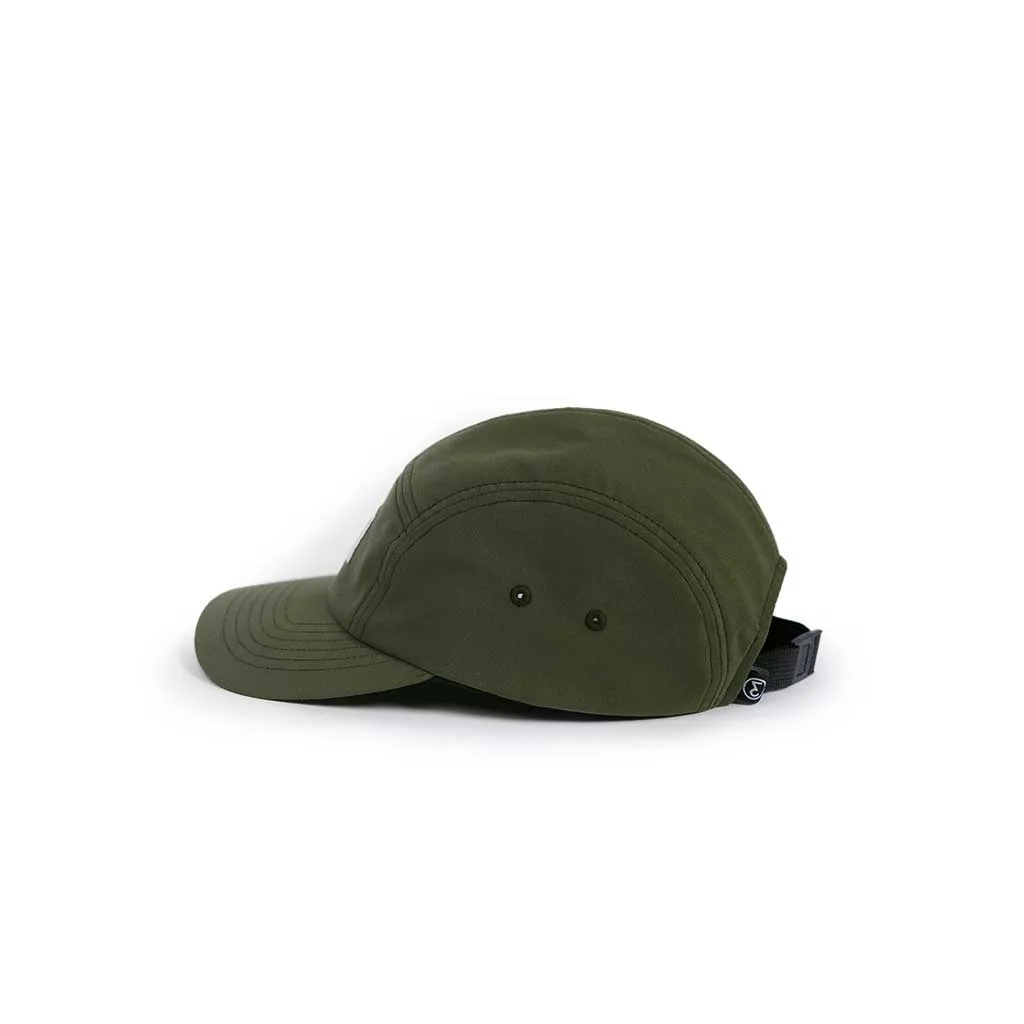 Preduce Bangkok Label Racer Hat Deep Military Green/Grey