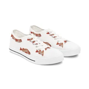 Red Fish Women's Low Top Sneakers