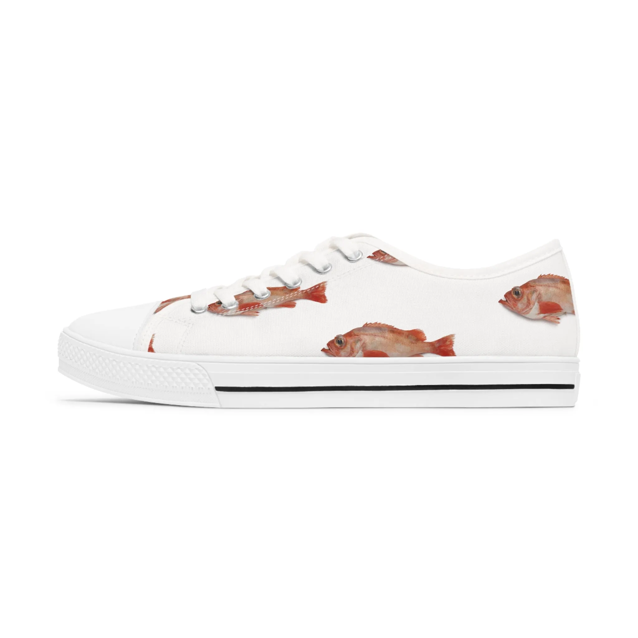 Red Fish Women's Low Top Sneakers