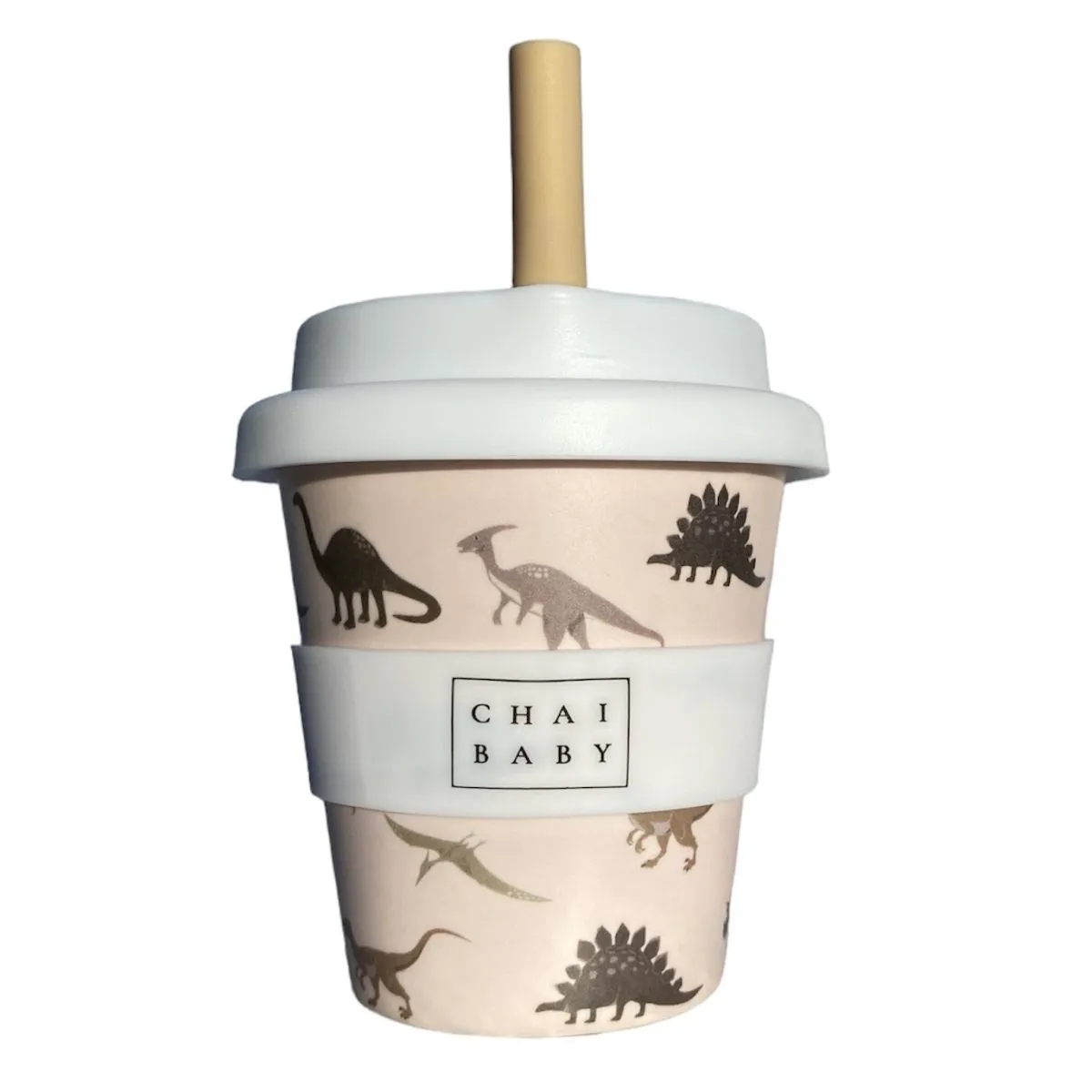 Reusable Bamboo Babyccino Cup - Delightful Dino