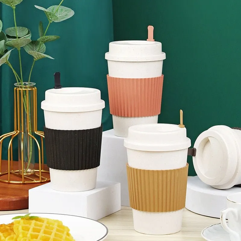 Reusable Coffee Cups with Lids